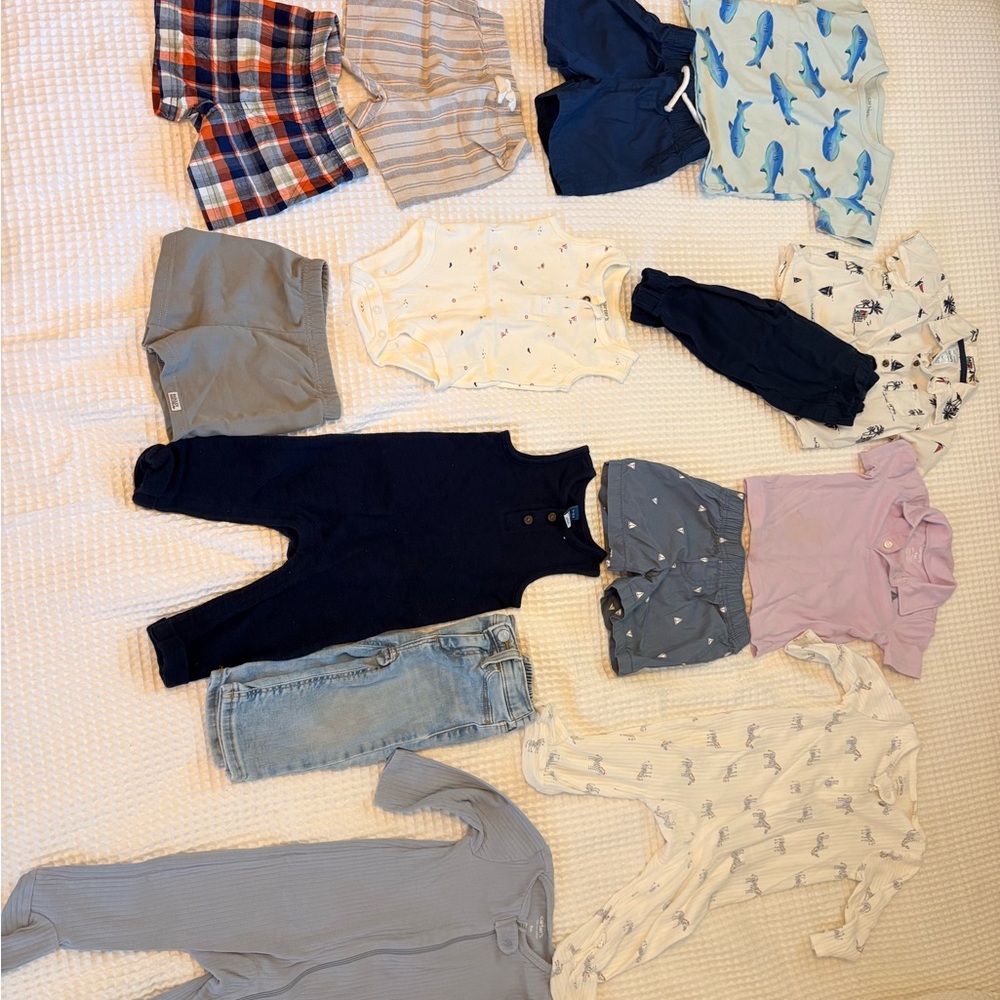 Carter's Kids Matching Sets - Gray, Blue, Orange, Green - Picture 3 of 3